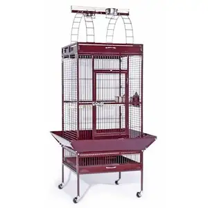 Photo of Large Select Wrought Iron Play Top Bird Cage - Chalk White