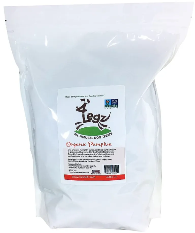 4Legz Organic Pumpkin Crunchy Dog Cookies Photo 1