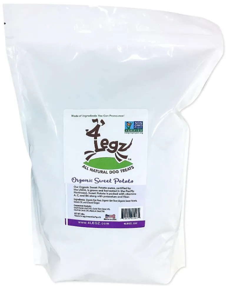 4Legz Organic Sweet Potato Crunchy Dog Cookies Photo 1