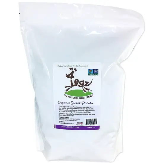 4Legz Organic Sweet Potato Crunchy Dog Cookies Photo 1