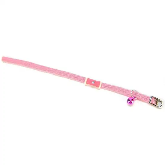 Li'l Pals Collar With Bow - Pink Photo 1