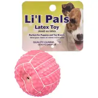 Photo of Lil Pals Latex Mini Volleyball for Dogs - Pink