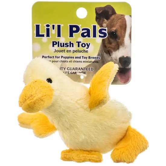 Lil Pals Ultra Soft Plush Dog Toy - Duck Photo 1