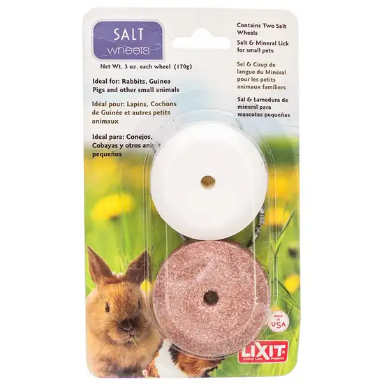 Lixit Salt & Mineral Wheels for Small Pets Photo 1