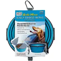 Photo of Loving Pets Bella Roma Blue Travel Bowl 