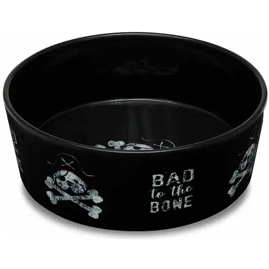 Loving Pets Dolce Moderno Bowl Bad to the Bone Design Photo 1