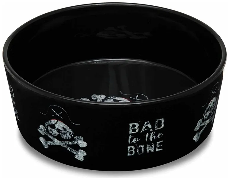 Loving Pets Dolce Moderno Bowl Bad to the Bone Design Photo 1