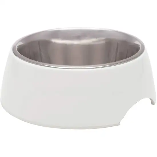 Loving Pets Ice White Retro Bowl Photo 1