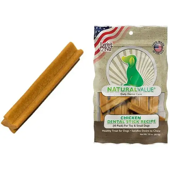 Loving Pets Natural Value Chicken Dental Sticks Photo 2