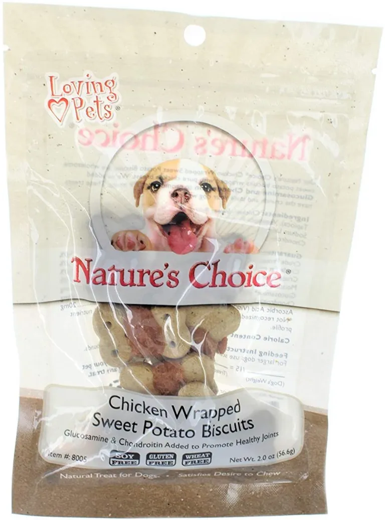 Loving Pets Nature's Choice Sweet Potato Biscuit Wrapped with Chicken Breast Photo 1