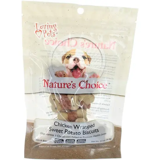 Loving Pets Nature's Choice Sweet Potato Biscuit Wrapped with Chicken Breast Photo 1