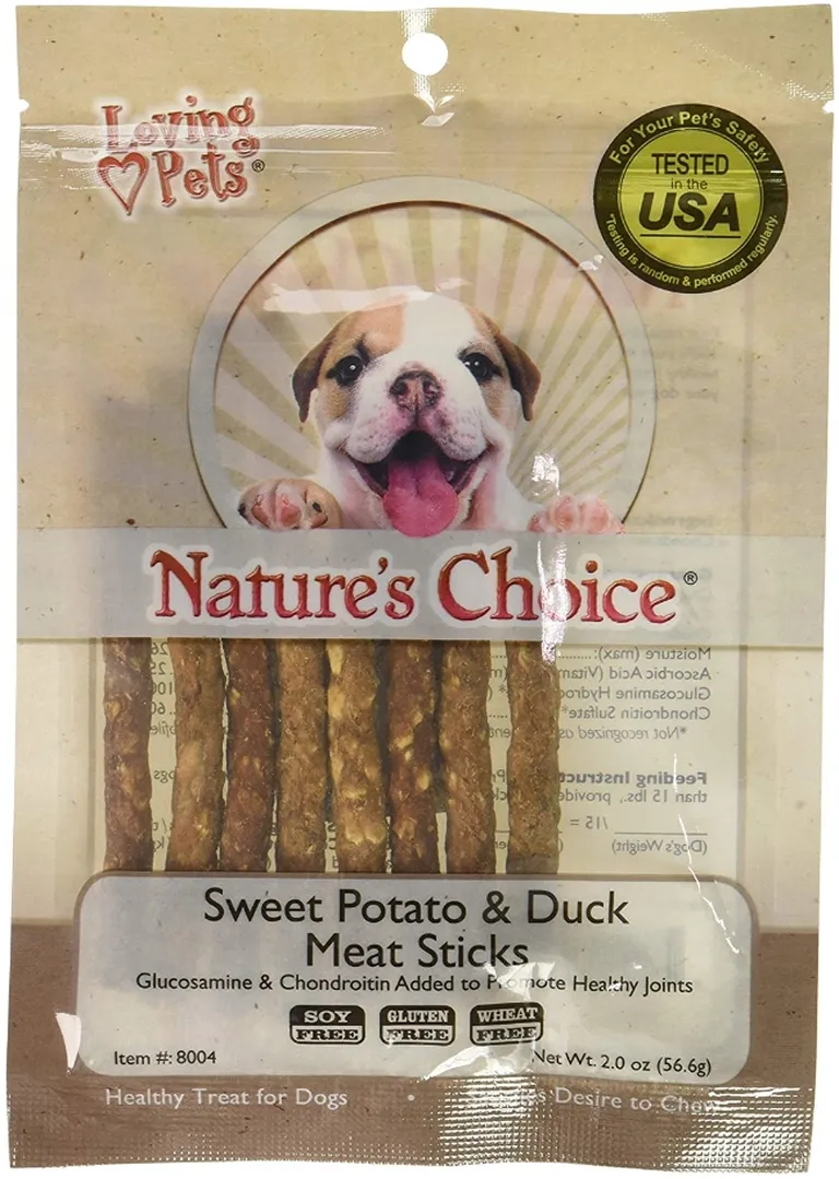 Loving Pets Nature's Choice Sweet Potato & Duck Meat Sticks Photo 1