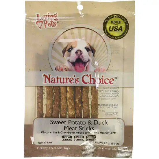 Loving Pets Nature's Choice Sweet Potato & Duck Meat Sticks Photo 1