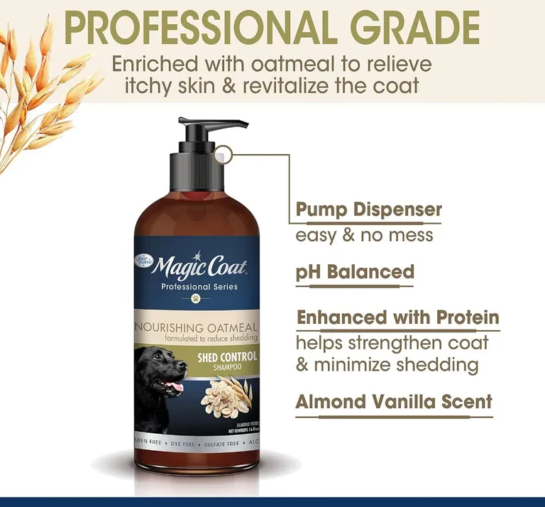 Magic Coat Professional Series Nourishing Oatmeal Shed Control Dog Shampoo Photo 3