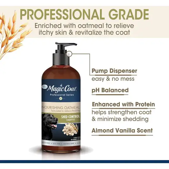 Magic Coat Professional Series Nourishing Oatmeal Shed Control Dog Shampoo Photo 3