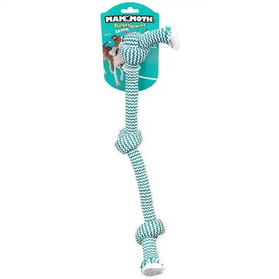 Mammoth Extra Fresh 3 Knot Tug Dog Toy Photo 1