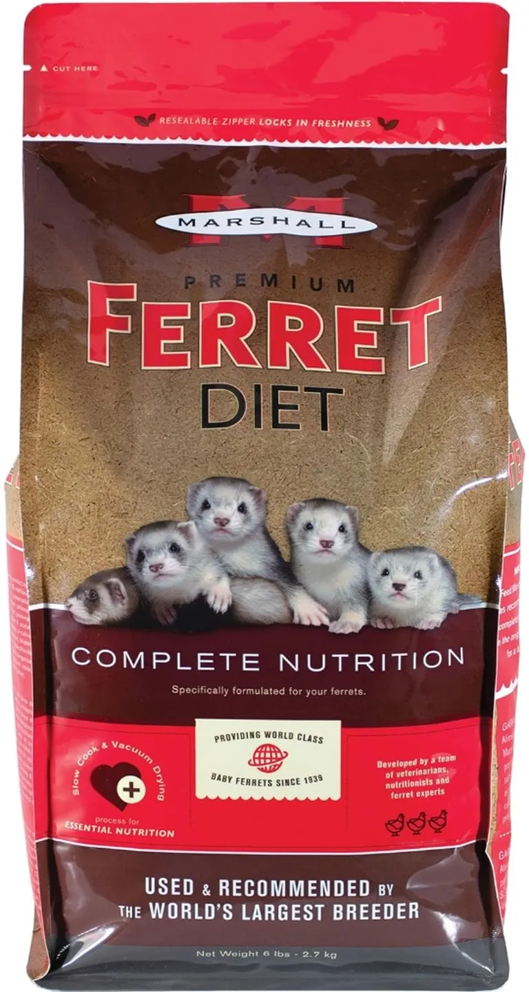 Marshall Premium Ferret Diet Complete Nutrition for Your Ferret Photo 1