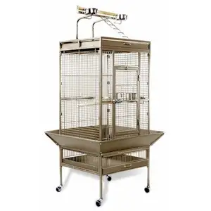 Photo of Medium Wrought Iron Select Bird Cage - Chalk White