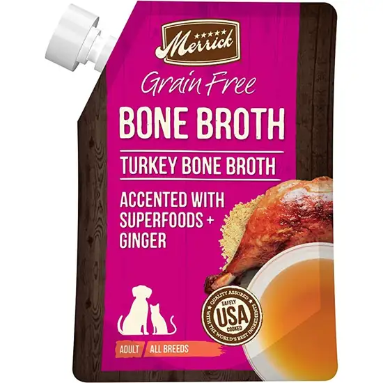 Merrick Grain Free Bone Broth Turkey Recipe Photo 1