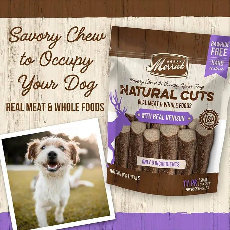 Merrick Natural Cut Venison Chew Treats Medium Photo 3