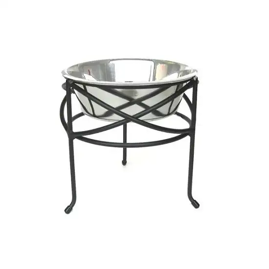 Mesh Elevated Dog Bowl - Medium Photo 1