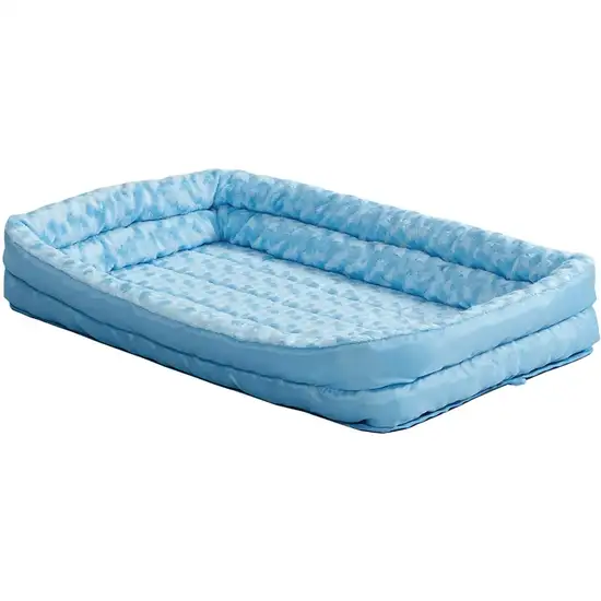 MidWest Double Bolster Pet Bed Blue Photo 2