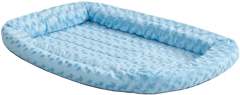 MidWest Double Bolster Pet Bed Blue Photo 1