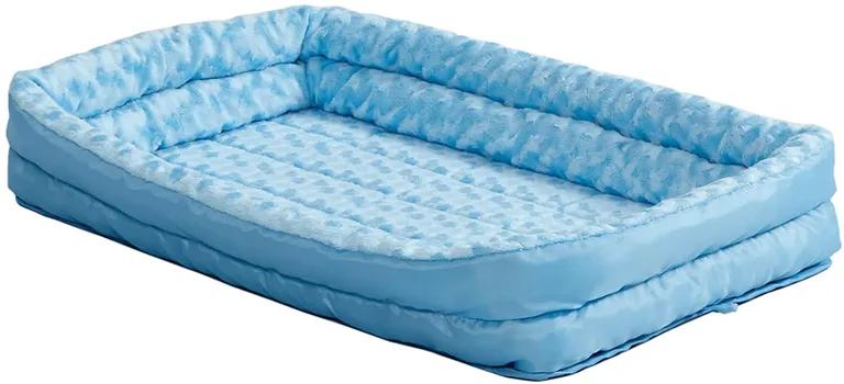 MidWest Double Bolster Pet Bed Blue Photo 2