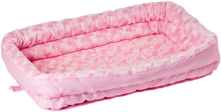 MidWest Double Bolster Pet Bed Pink Photo 1