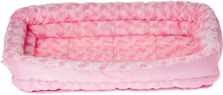 MidWest Double Bolster Pet Bed Pink Photo 2