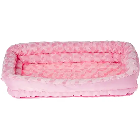 MidWest Double Bolster Pet Bed Pink Photo 2