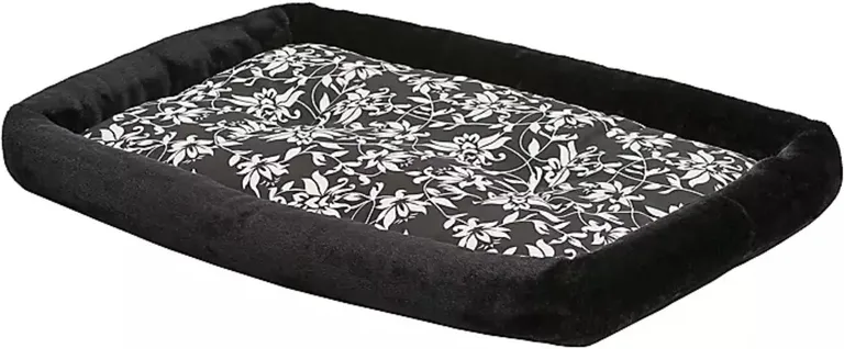 MidWest Quiet Time Bolster Bed Floral for Dogs Photo 1