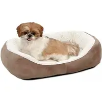 Photo of MidWest Quiet Time Boutique Cuddle Bed for Dogs Taupe