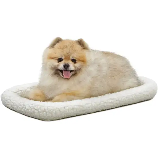 MidWest Quiet Time Fleece Bolster Bed for Dogs Photo 3