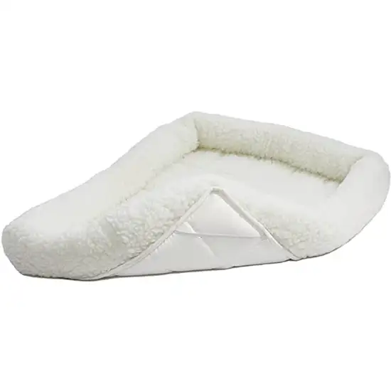 MidWest Quiet Time Fleece Bolster Bed for Dogs Photo 1