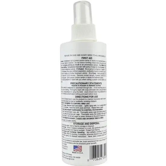 Miracle Care Pet Scalex Mite and Lice Spray for Birds Photo 2