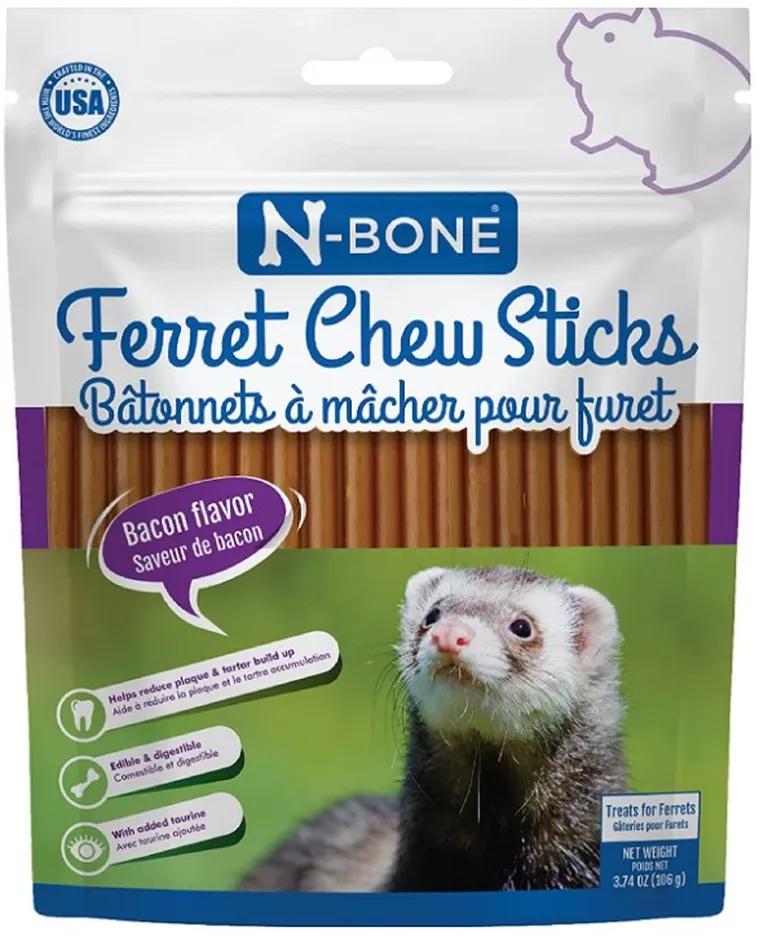 N-Bone Ferret Chew Sticks Bacon Recipe Photo 1