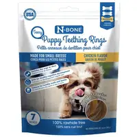 Photo of N-Bone Teeny Puppy Teething Rings Chicken Flavor