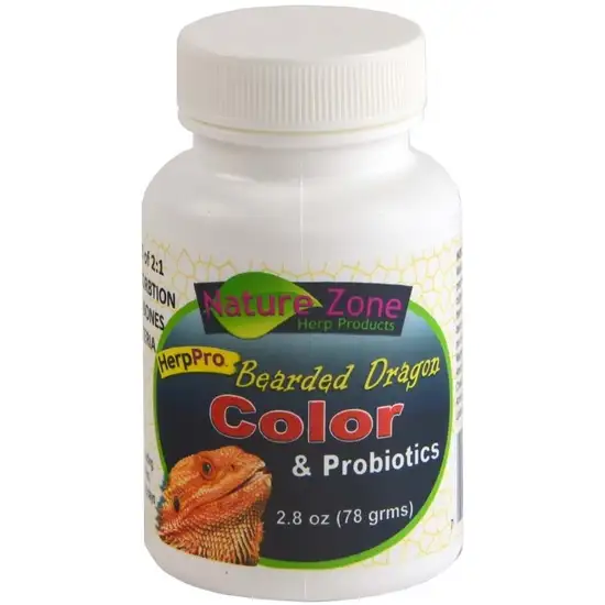 Nature Zone Herp Pro Bearded Dragon Color and Probiotics Photo 1