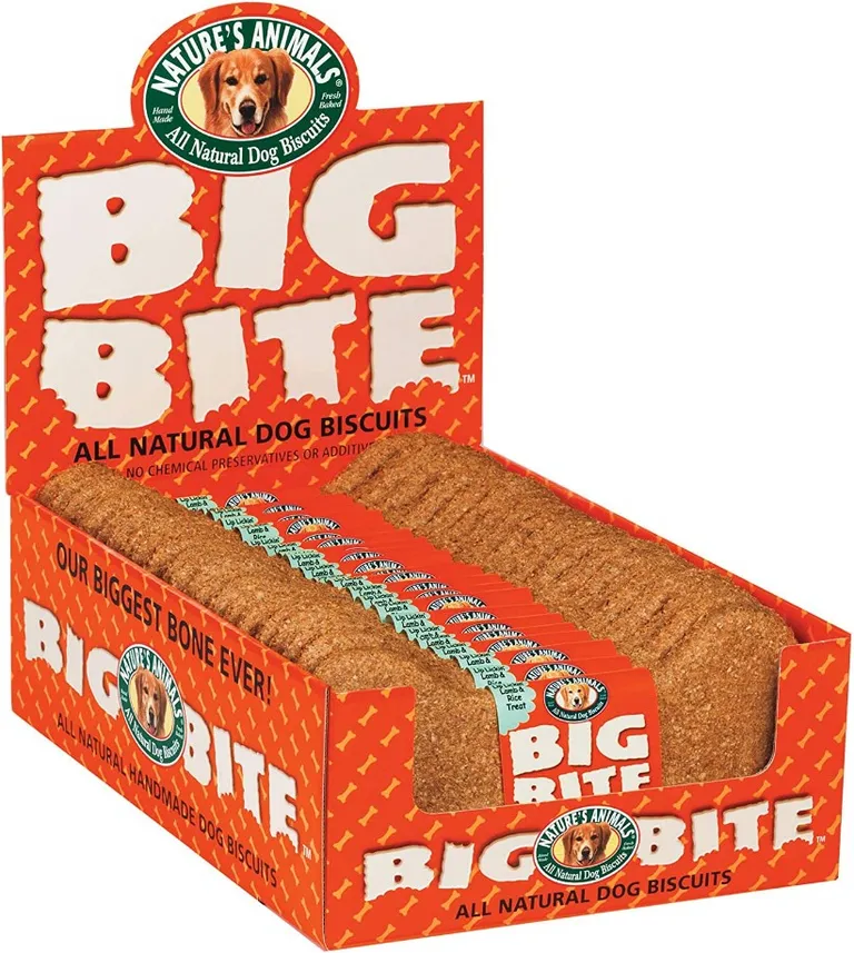 Natures Animals Big Bite Dog Treat - Lamb & Rice Flavor Photo 2