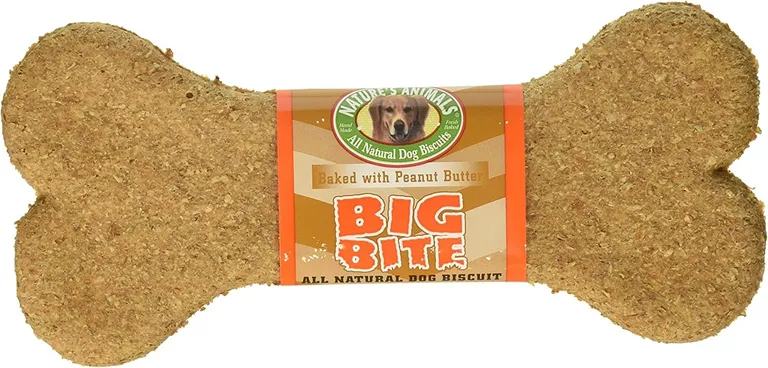 Natures Animals Big Bite Dog Treat - Peanut Butter Flavor Photo 3