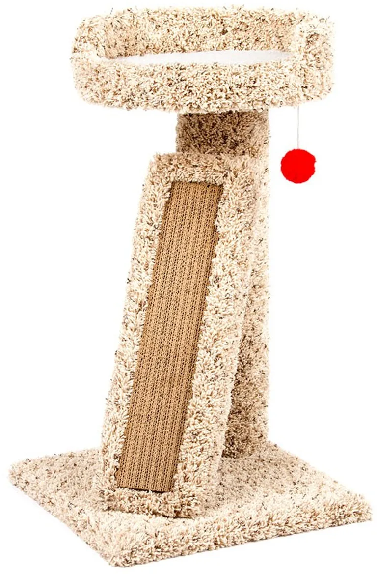 North American Kitty Nap and Scratch Pedestal Bed Post Photo 1