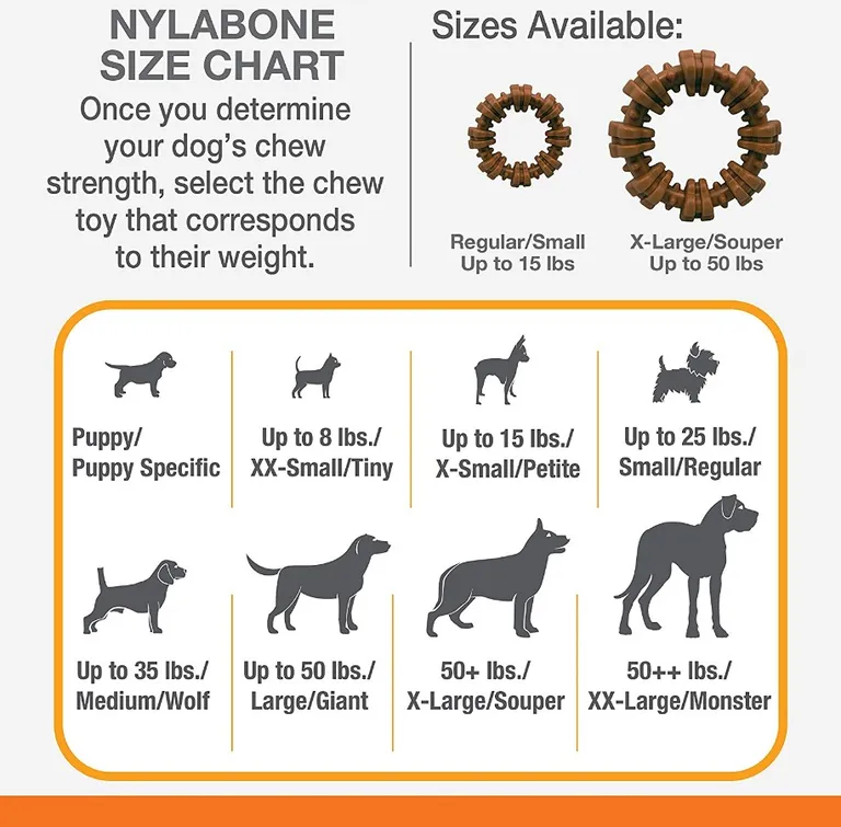 Nylabone Dura Chew Textured Ring Flavor Medley Small Photo 5