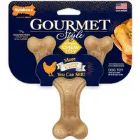 Photo of Nylabone Gourmet Style Wishbone Dog Chew Toy Chicken Flavor Large