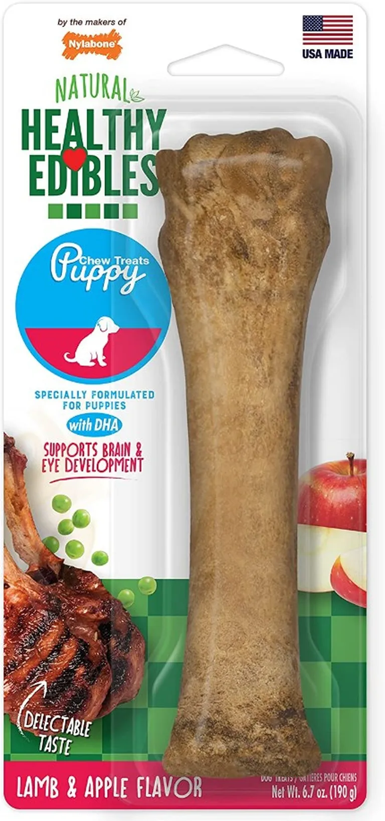 Nylabone Healthy Edibles Puppy Lamb and Apple Souper Photo 1