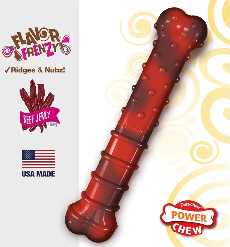 Nylabone Power Chew Flavor Frenzy Chew Beef Jerky Flavor Giant Photo 3