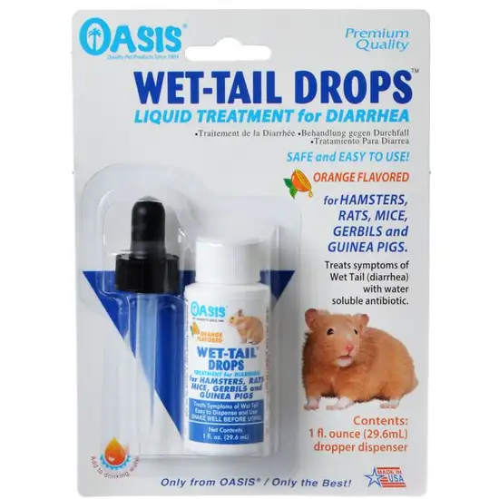 Oasis Small Animal Wet Tail Drops - Diarrhea Treatment Photo 1