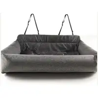 Photo of Paw PupProtector Memory Foam Dog Car Bed Gray Double Seat