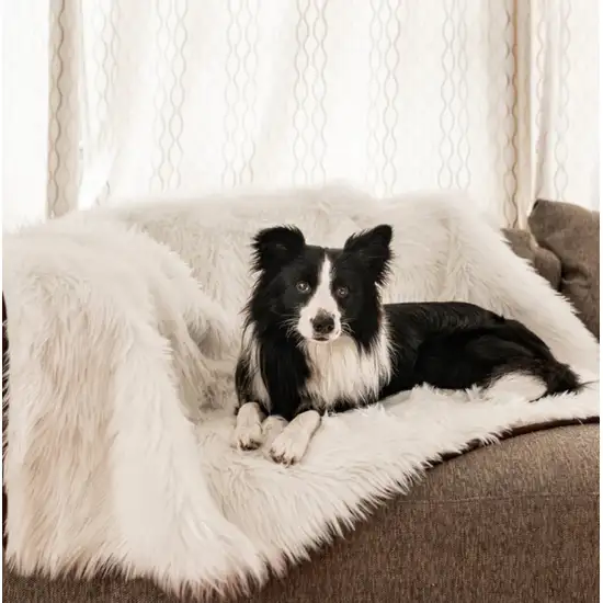 Paw PupProtector Waterproof Throw Blanket Polar White Photo 3