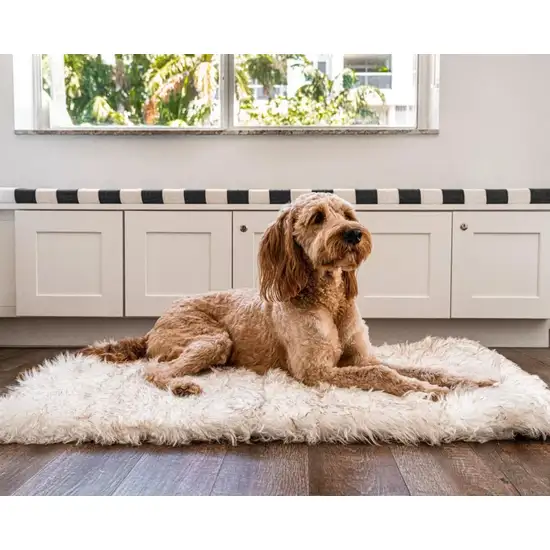 Paw PupRug Orthopedic Dog Bed White Small / Medium Photo 1